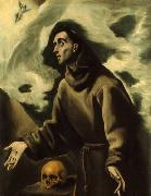 GRECO, El Saint Francis Receiving the Stigmata Sweden oil painting artist